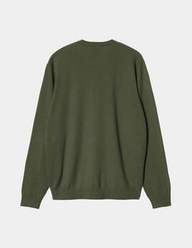 Jersey CARHARTT MADISON - Tarragon / Black