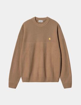 Jersey CARHARTT CHANE - Leather / Gold