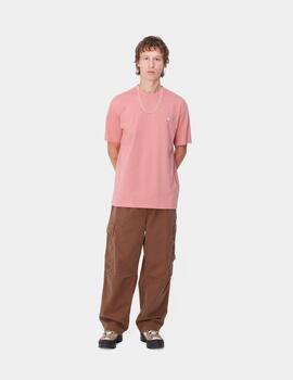 Camiseta CARHARTT MADISON - Dusty Rose / White