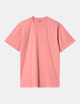 Camiseta CARHARTT MADISON - Dusty Rose / White