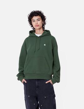 Sudadera CARHARTT W' HOODED CASEY - Sycamore Tree / Silver