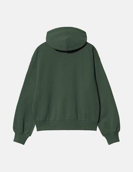 Sudadera CARHARTT W' HOODED CASEY - Sycamore Tree / Silver