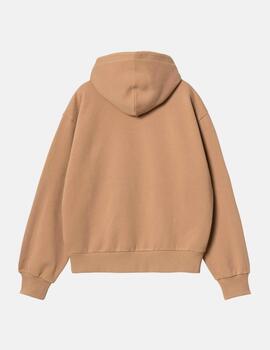 Sudadera CARHARTT W' HOODED CASEY - Peanut / Silver