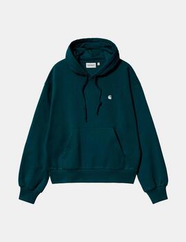 Sudadera CARHARTT W' HOODED CASEY - Duck Blue / Silver