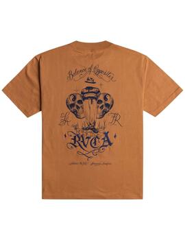 Camiseta RVCA INVISIBLE MAN - Camel