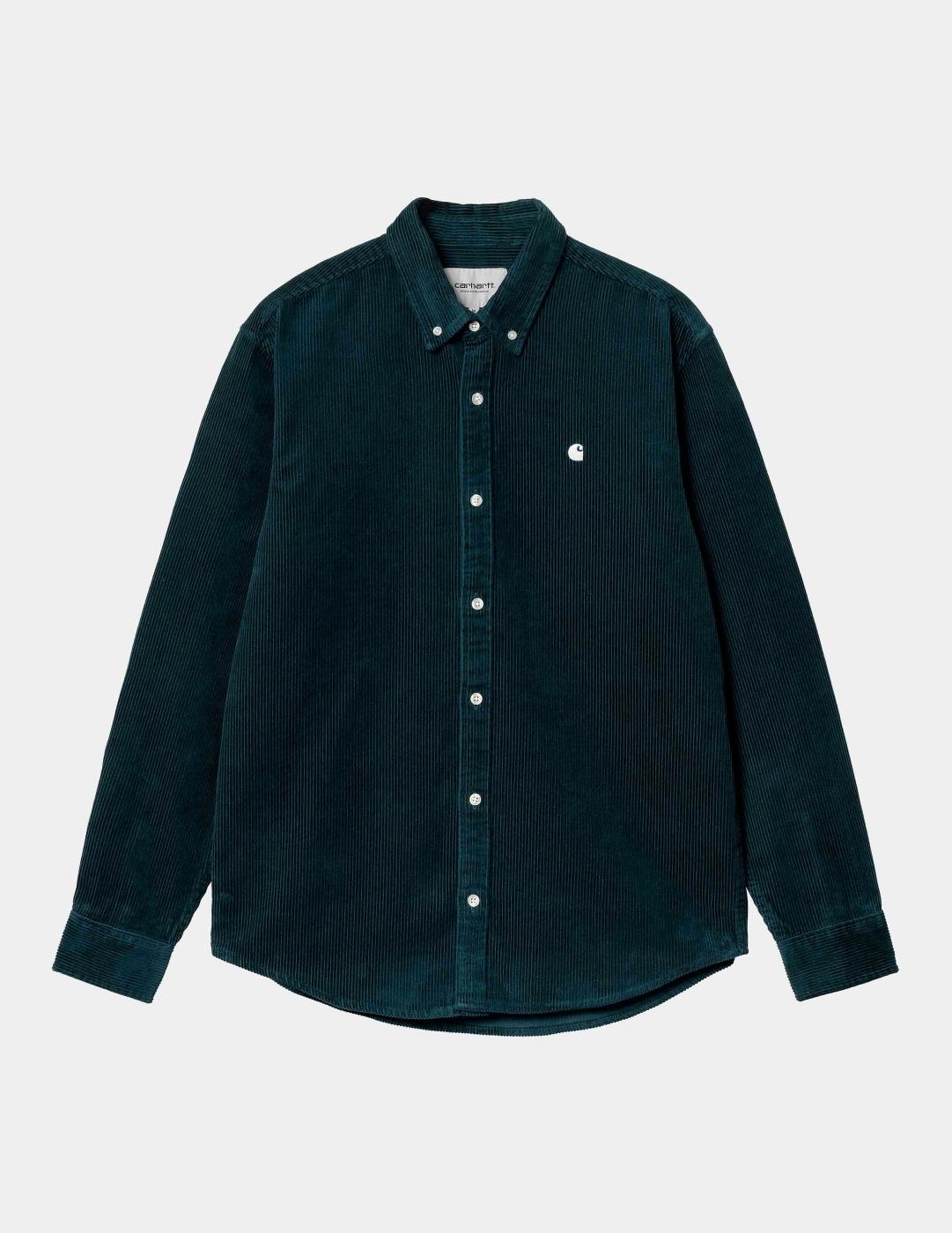 Camisa CARHARTT MADISON CORD - Duck Blue / Wax