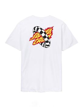 Camiseta SANTA CRUZ GOAL FLAME - White