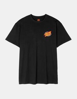 Camiseta SANTA CRUZ GOAL FLAME - Black