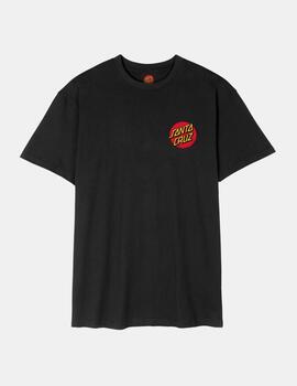 Camiseta SANTA CRUZ CLASSIC DOT CHEST - Black