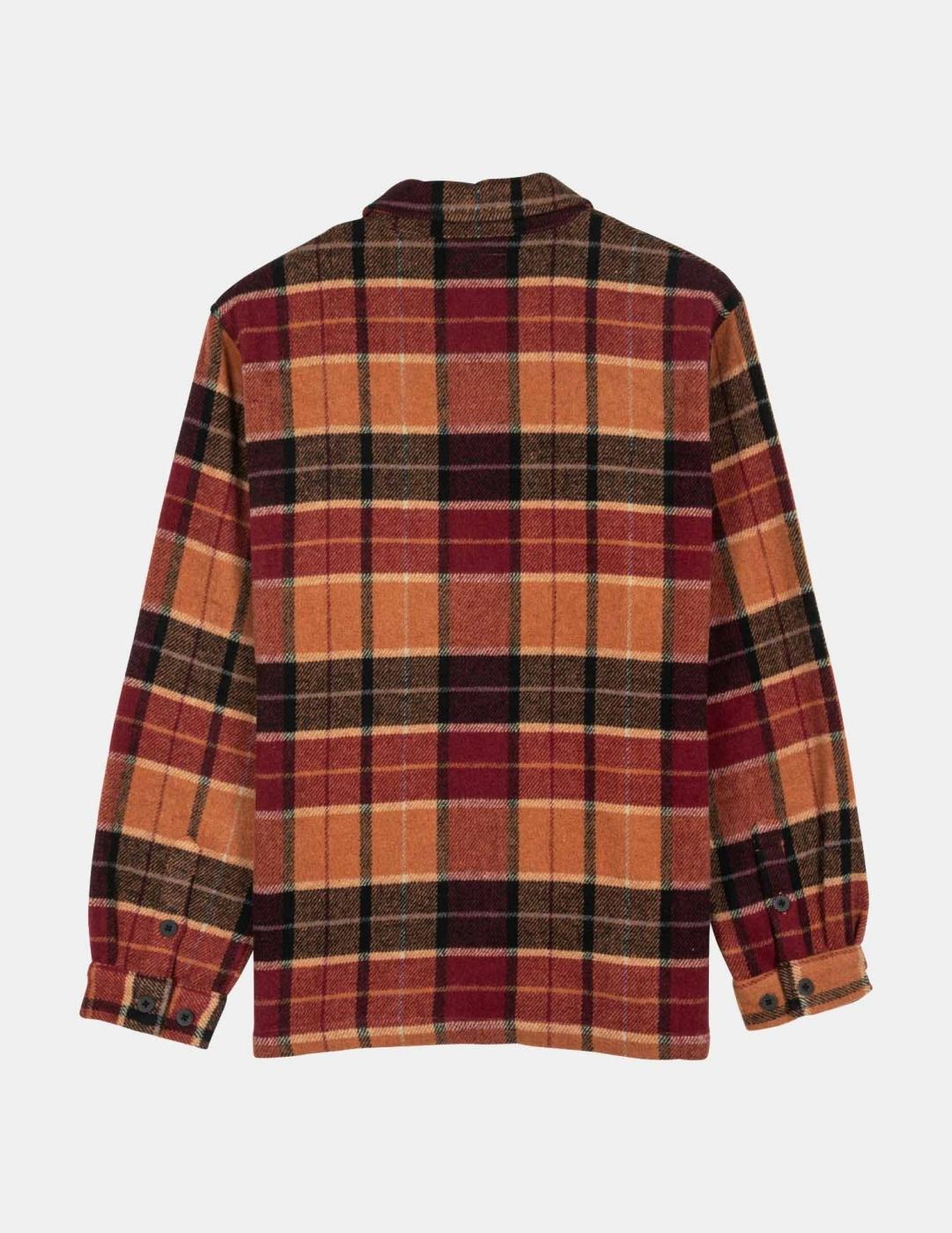 Camisa SANTA CRUZ LODGE - Burnt Orange Check