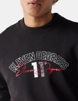 Sudadera Crew 11 DEGREES STREETWEAR - Black