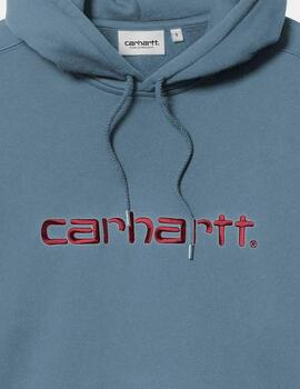 Sudadera W' HOODED CARHARTT - Positano / Malbec