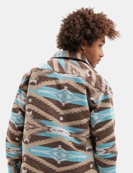 Camisa HYDROPONIC TOWER - Brown Turquoise Navajo