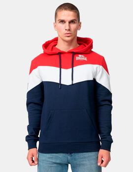 Sudadera LONSDALE Capucha MOYROUKAN - Navy/Red/White