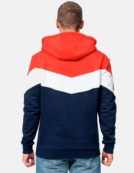 Sudadera LONSDALE Capucha MOYROUKAN - Navy/Red/White