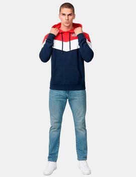 Sudadera LONSDALE Capucha MOYROUKAN - Navy/Red/White