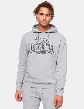 Sudadera LONSDALE Capucha FOCHABERS - Marl Grey/Black