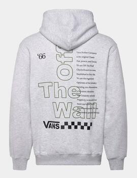 Sudadera Capucha VANS POSTED LOOSE - Light Grey Heather