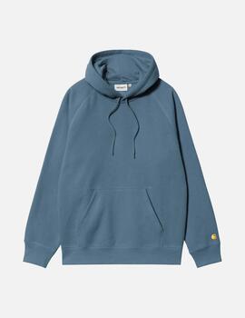 Sudadera Capucha CARHARTT CHASE SWEAT - Positano / Gold