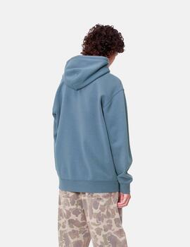 Sudadera W' HOODED CARHARTT - Positano / Malbec