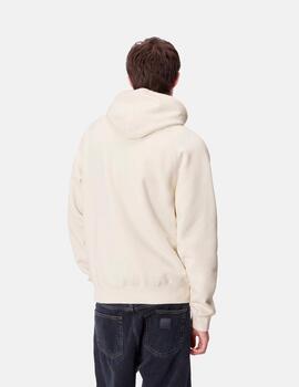 Sudadera Capucha CARHARTT CHASE SWEAT - Wax / Gold