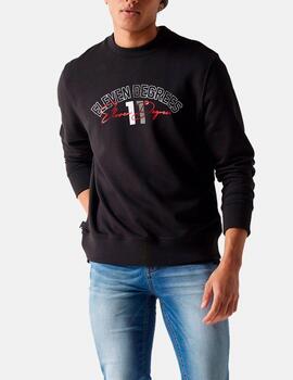 Sudadera Crew 11 DEGREES STREETWEAR - Black