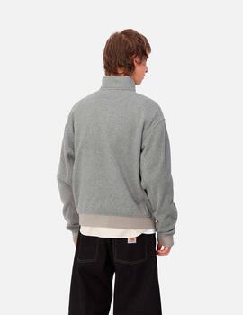 Sudadera CARHARTT LUTHER HALF ZIP - Tarragon Heather