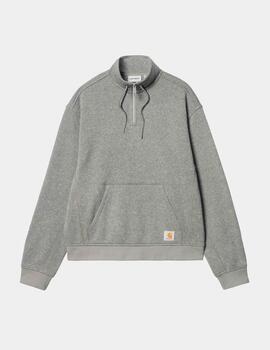 Sudadera CARHARTT LUTHER HALF ZIP - Tarragon Heather