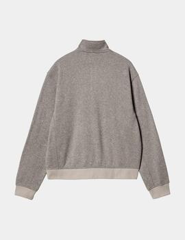 Sudadera CARHARTT LUTHER HALF ZIP - Tarragon Heather