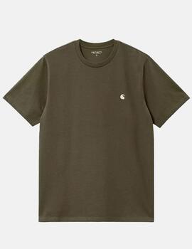 Camiseta CARHARTT MADISON - Office Green / White