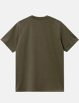 Camiseta CARHARTT MADISON - Office Green / White