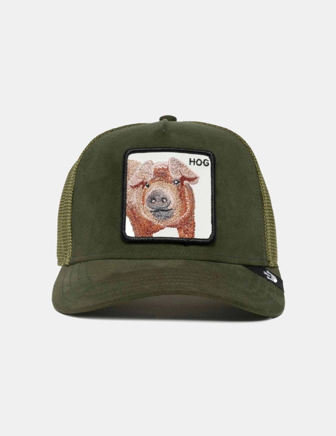 Gorra GOORIN BROS THE SUEDE PIG - Verde