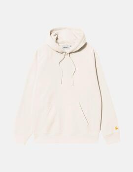 Sudadera Capucha CARHARTT CHASE SWEAT - Wax / Gold