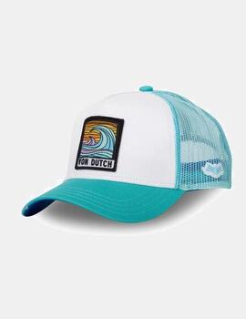 Gorra VON DUTCH SURF04 - Turquoise/White