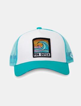 Gorra VON DUTCH SURF04 - Turquoise/White