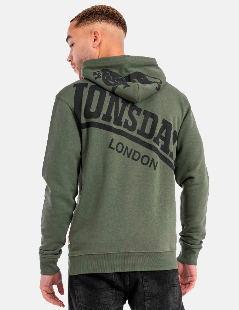 Sudadera Capucha LONSDALE MAYWICK - Olive/Black