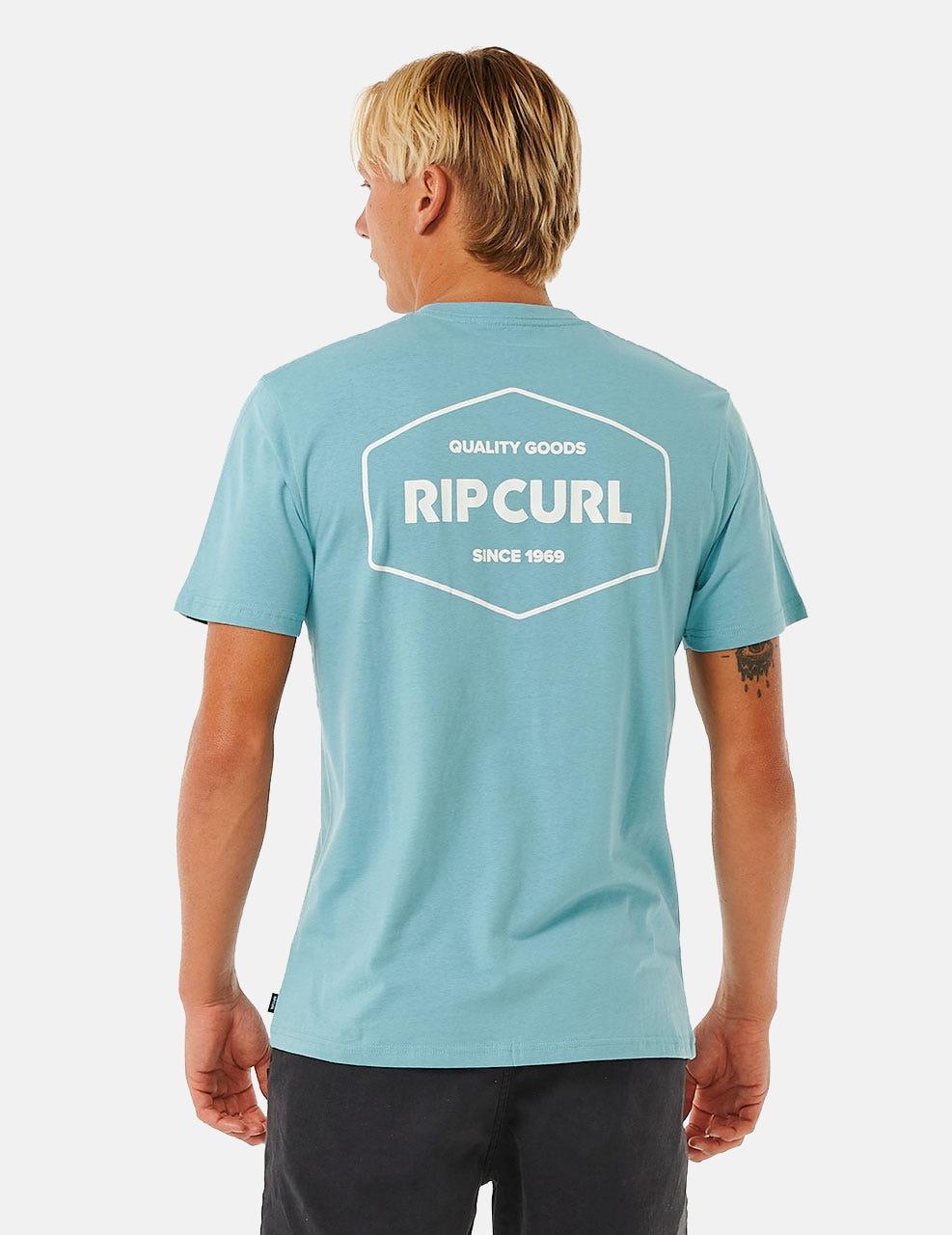 Camiseta RIP CURL STAPLER - Dusty Blue