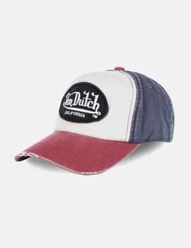 Gorra VON DUTCH JACKBWR2 - Red/White/Blue