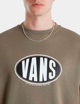 Sudadera VANS Crew SPRAY ON LOOSE - Bungee Cord