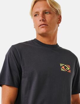 Camiseta RIP CURL TRADITIONS - Washed Black