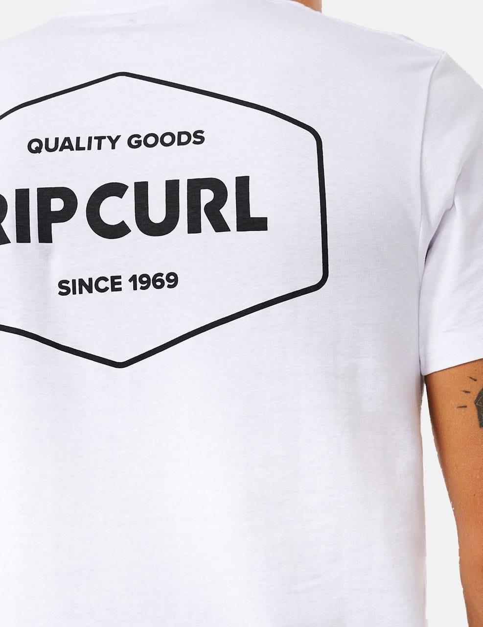 Camiseta RIP CURL STAPLER - White