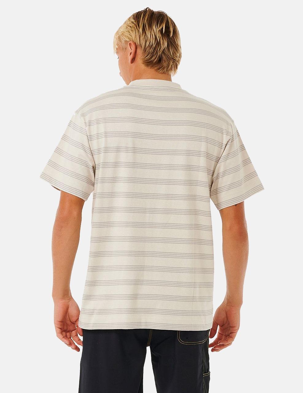 Camiseta RIP CURL QSP STRIPE - Vintage White