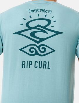 Camiseta RIP CURL SEARCH ICON - Dusty Blue