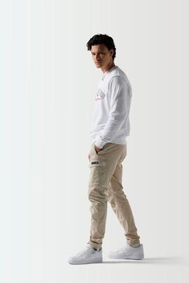 Sudadera 11 DEGREES Crew STREETWEAR - White