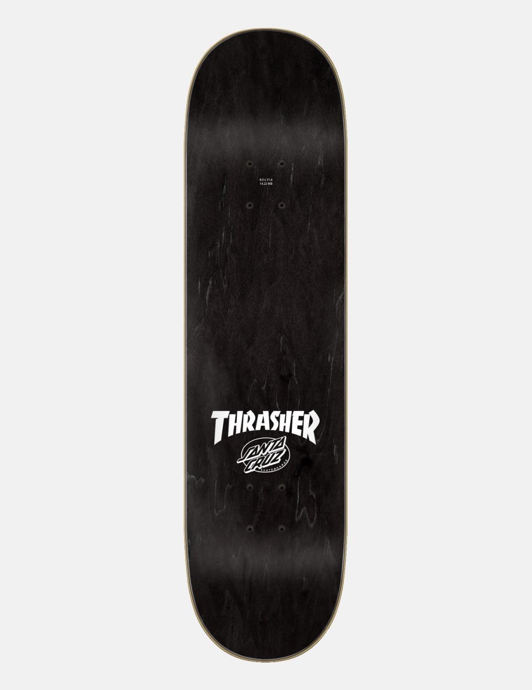 Tabla Skate THRASHER SCREAMING FLAME LOGO 8.0