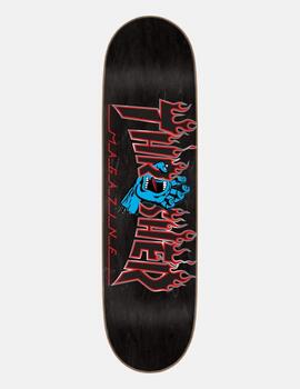 Tabla Skate SANTA CRUZ x THRASHER SCREAMING FLAME LOGO 8.5