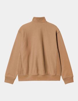 Sudadera CARHARTT ZIP AMERICAN SCRIPT SWEAT - Peanut