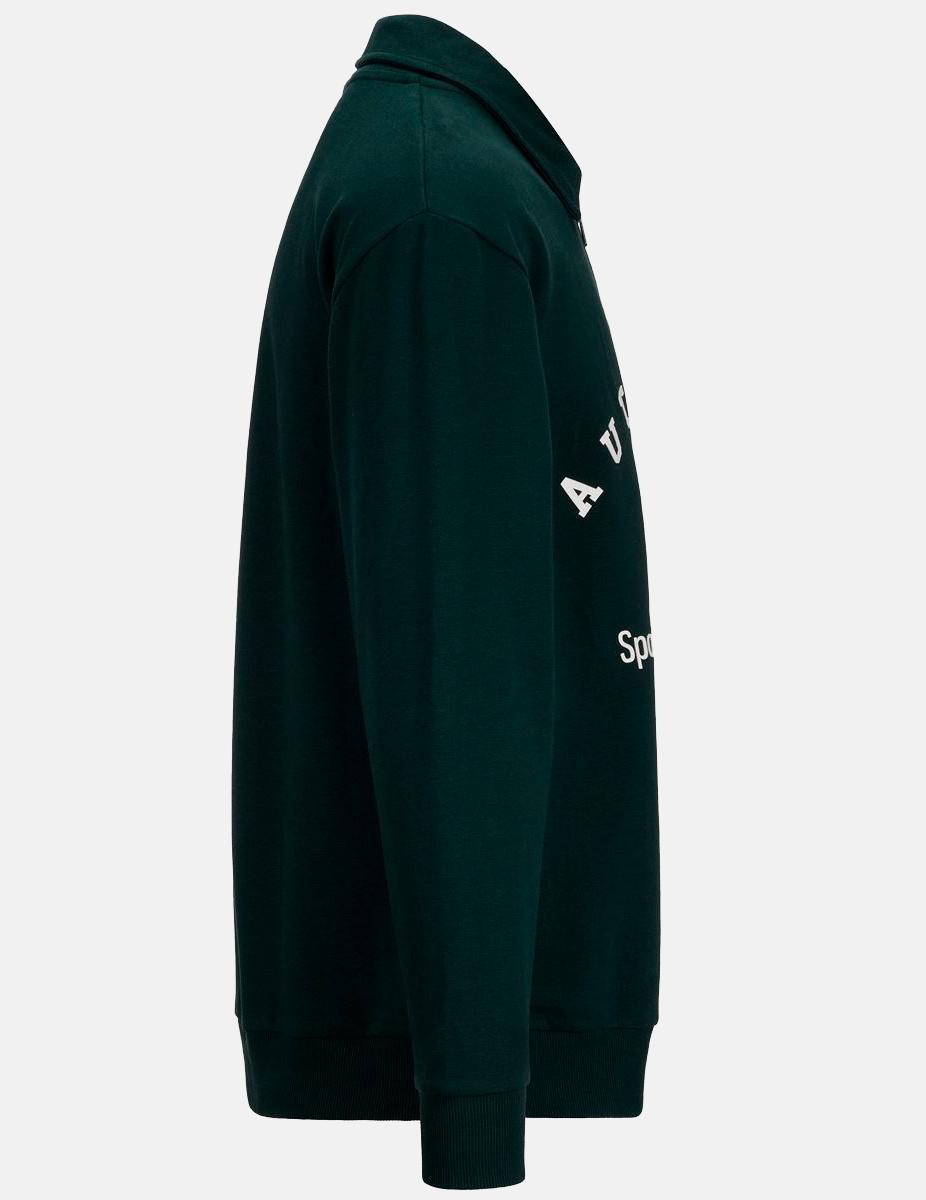 Sudadera KAPPA AUTHENTIC POLA - Green Dk/White Milk