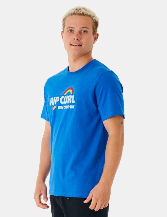 Camiseta SURF REVIVAL WAVING - Retro Blue