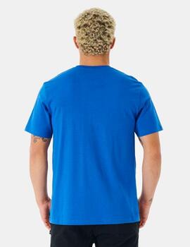 Camiseta SURF REVIVAL WAVING - Retro Blue